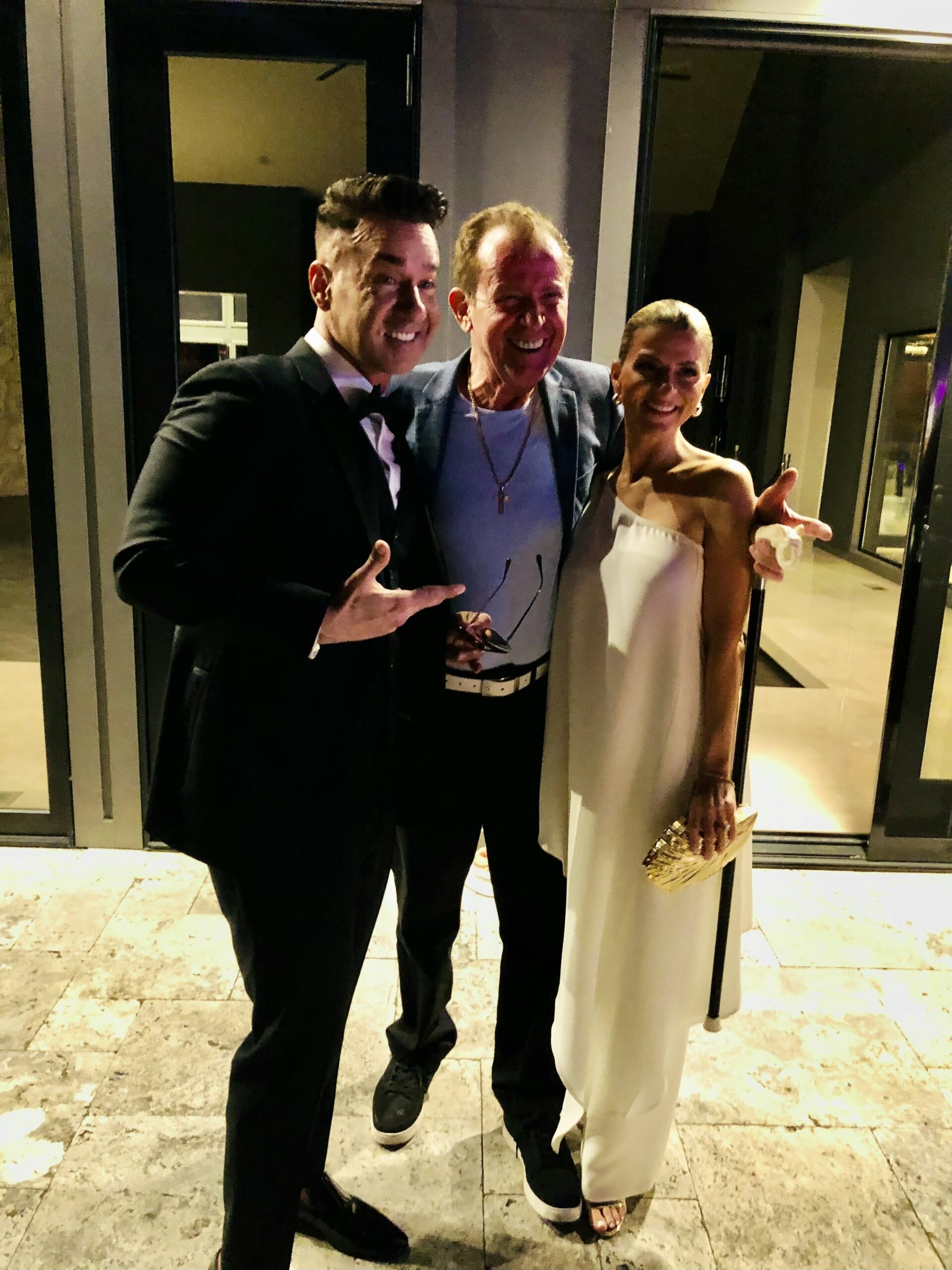 Uncle Nino with Mike 'The Situation' and Lauren Sorrentino